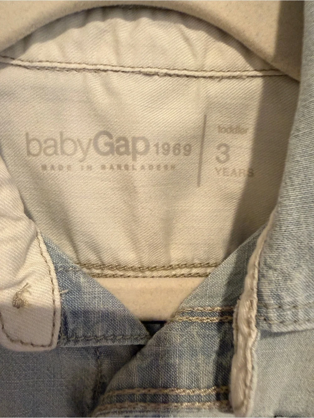 Baby Gap Toddler Boys 2 Piece Shirt Bundle Chambray Polo Stripes 3 Years 3T